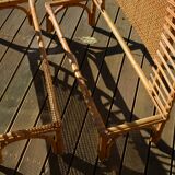 Rattan bed for one place