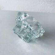 Bougeoir étoilé en cristal