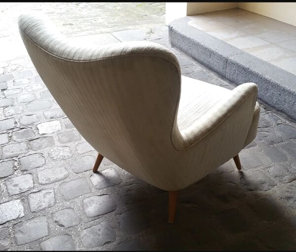 Fauteuil organic egg wing chair années 50-60