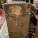 Old flat trunk totally covered with jute and wooden sleepers