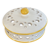 Vintage perforated ceramic box Arlux Belgium – 1960s/70s
