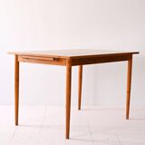 70s Scandinavian Extendable Table - Laminate Top with Extension