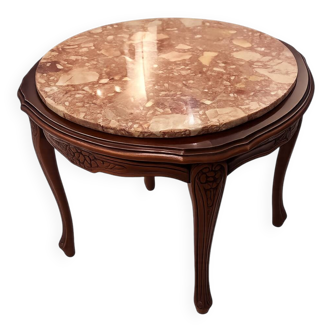 Antique carved wooden gueridon