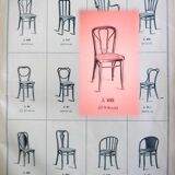 Set de 4 chaises Thonet N°623, vers 1915 état d'origine, 1915