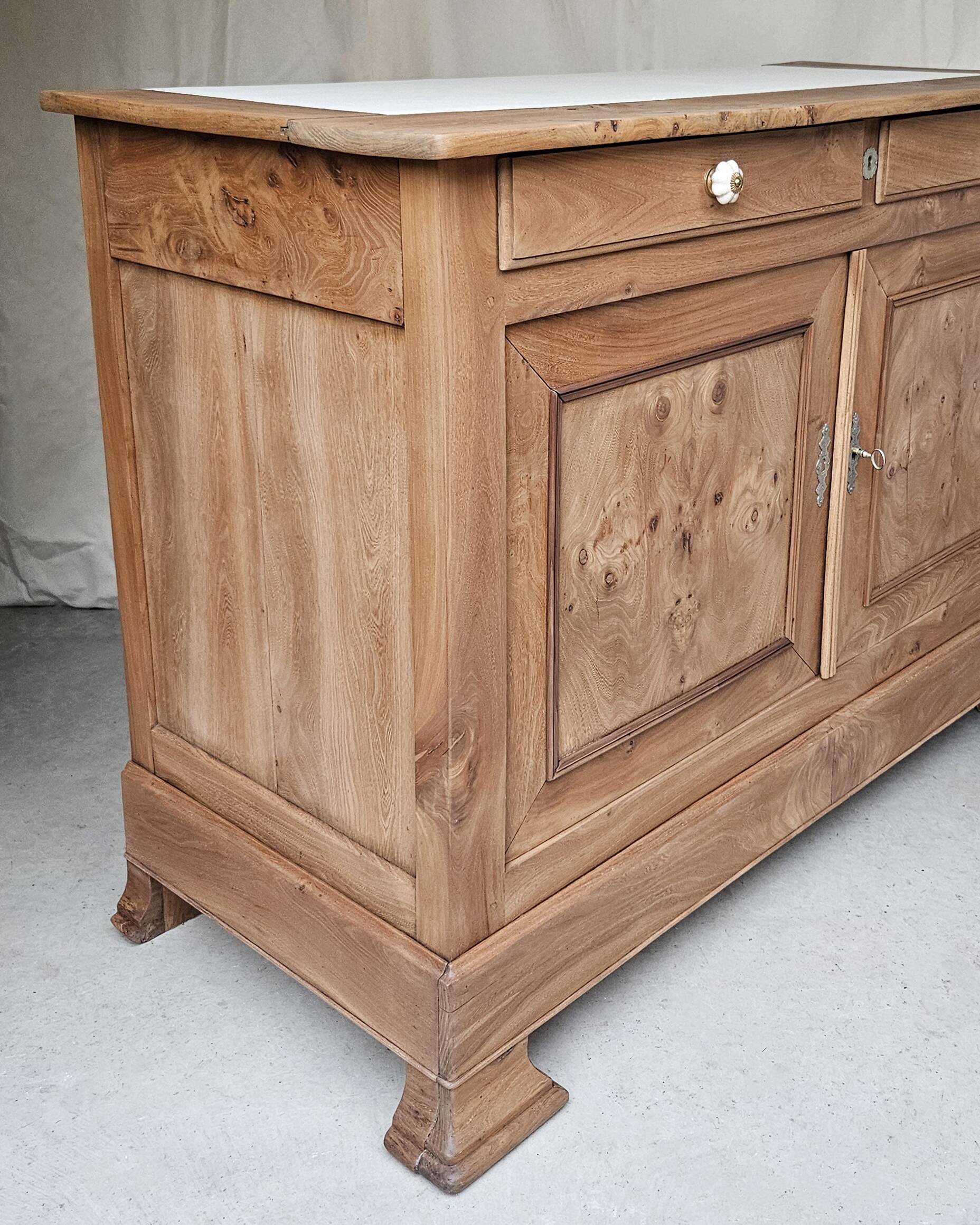 Solid walnut buffet