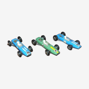 Former Dinky Toys toy: 3 mini Formula 1 cars