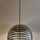 Kazuo Motozawa, Large Suspension "Saturn", Circa 1972, Metal Lamp