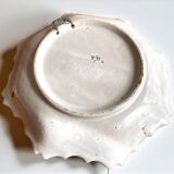 Malicorne earthenware by Pouplard Beatrix: old plate with Rouen decoration