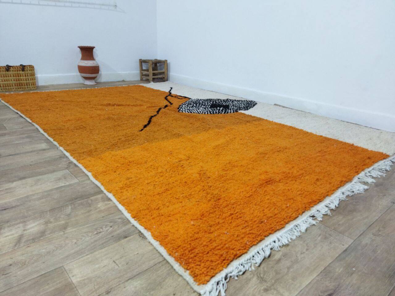 Handmade Moroccan Berber rug 313 x 215 cm