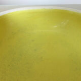 Empty pocket keramos in white and yellow ceramic 50s 60s