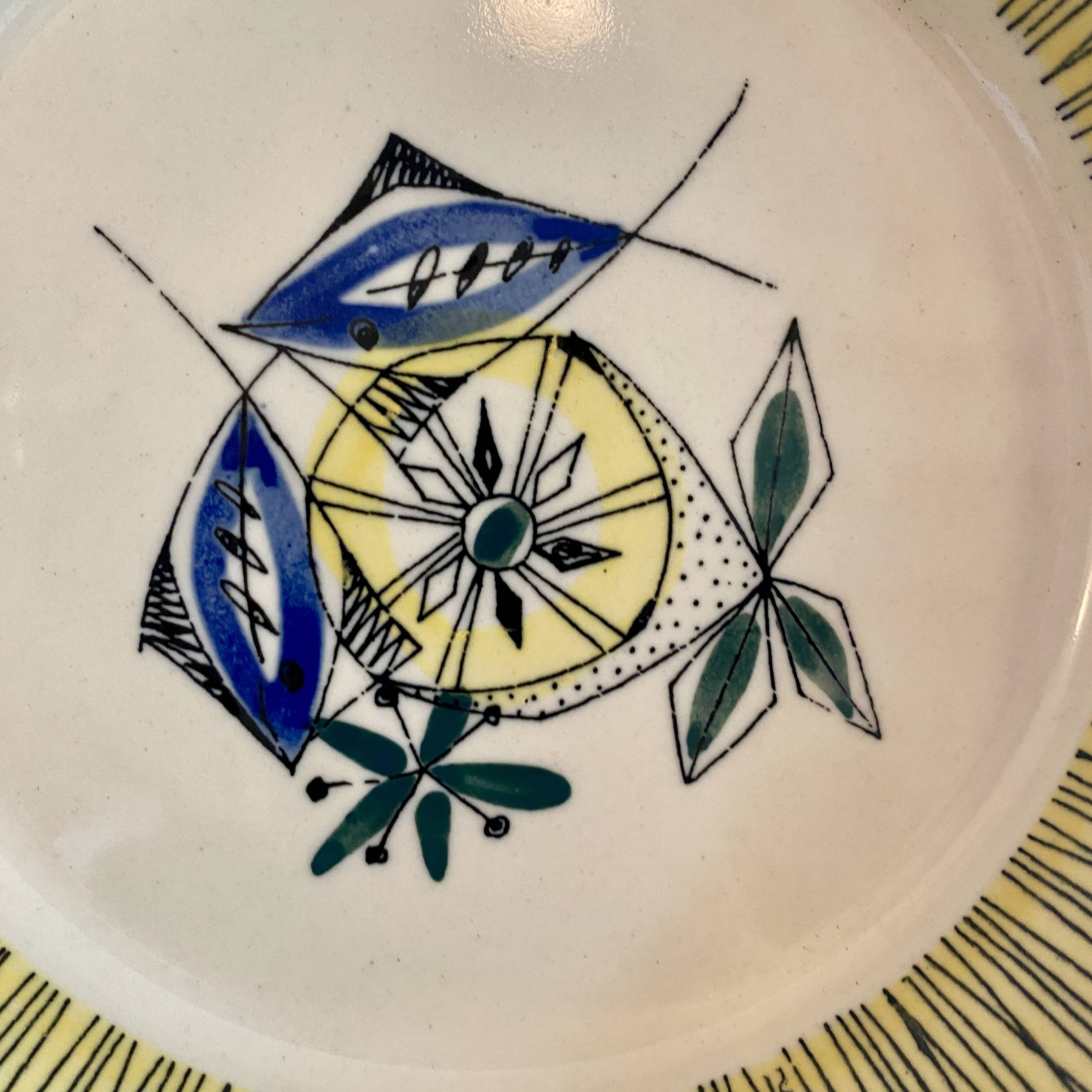 Set of 3 vintage serving dishes from the Flamingo series by Stavangerflint