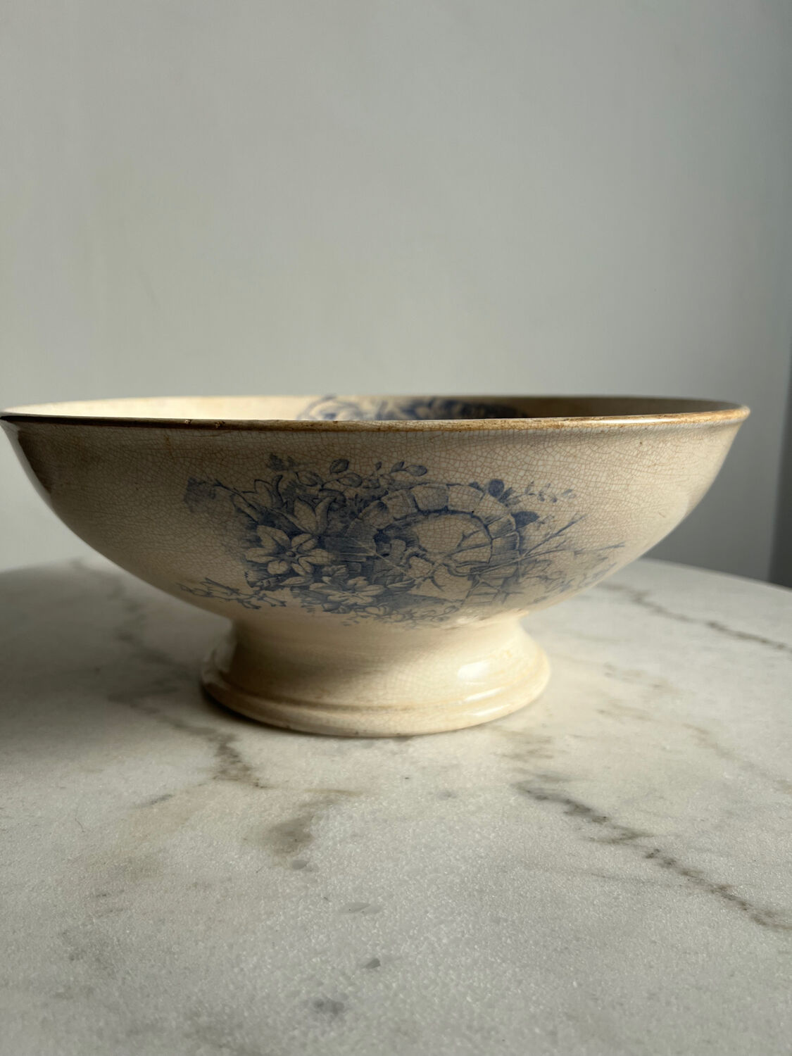 Large very old salad bowl