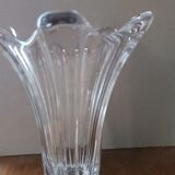 French crystal vase from Vannes stamped