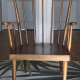 Baumann Fan armchair with bars