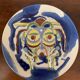 Old decorative plate - African art