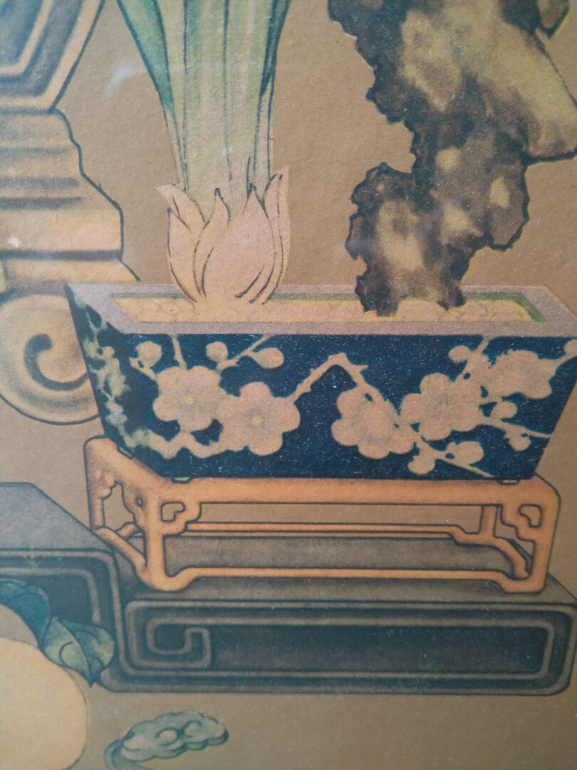 Ensemble de tirages d'art chinois vintage