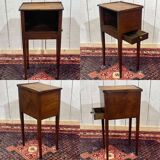Early 19th century cherrywood bedside table