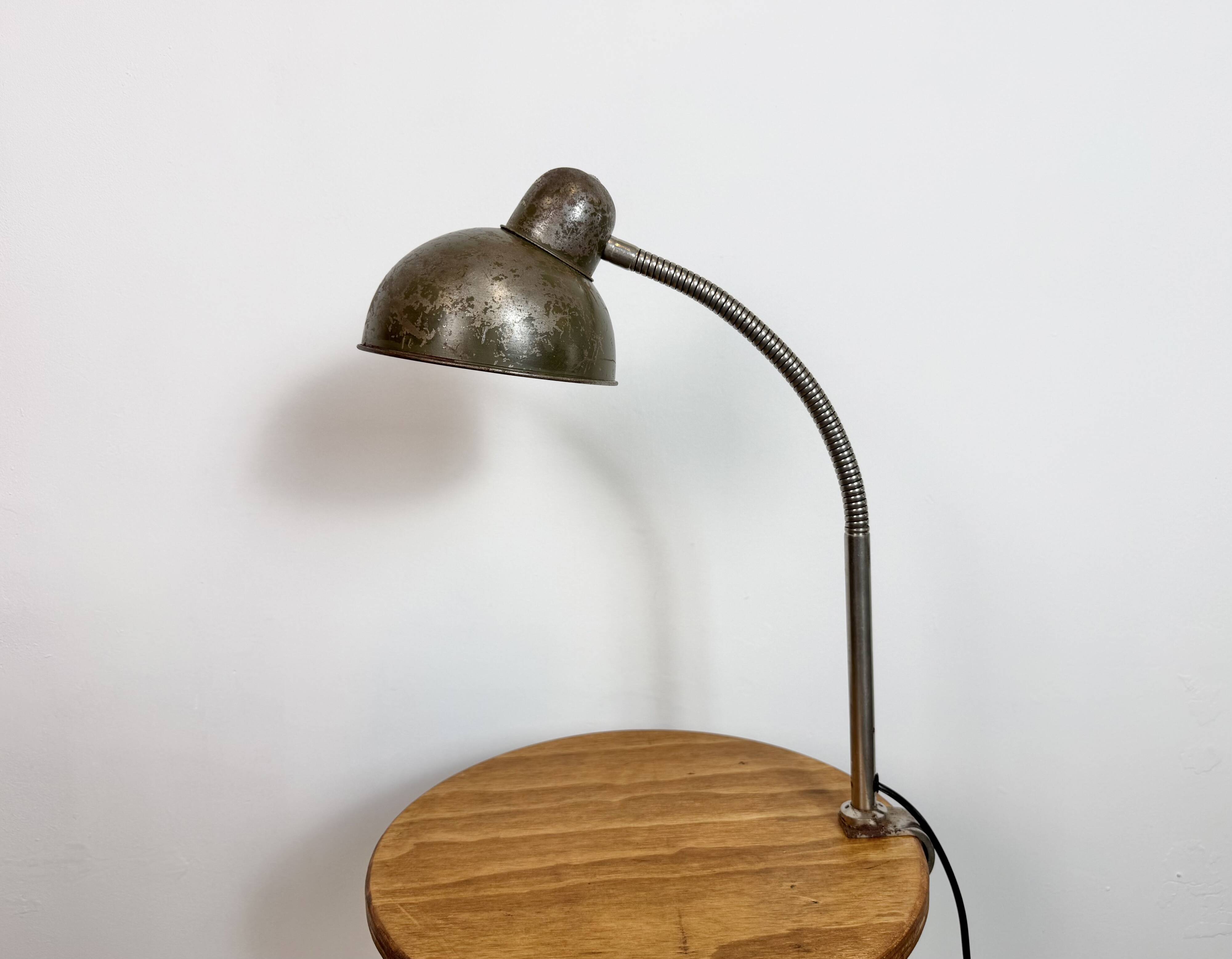Industrial Workshop Gooseneck Table Lamp, 1960s