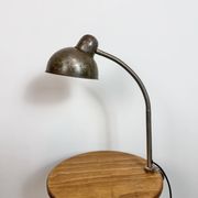 Lampe de table à col de cygne d'atelier industriel, années 1960