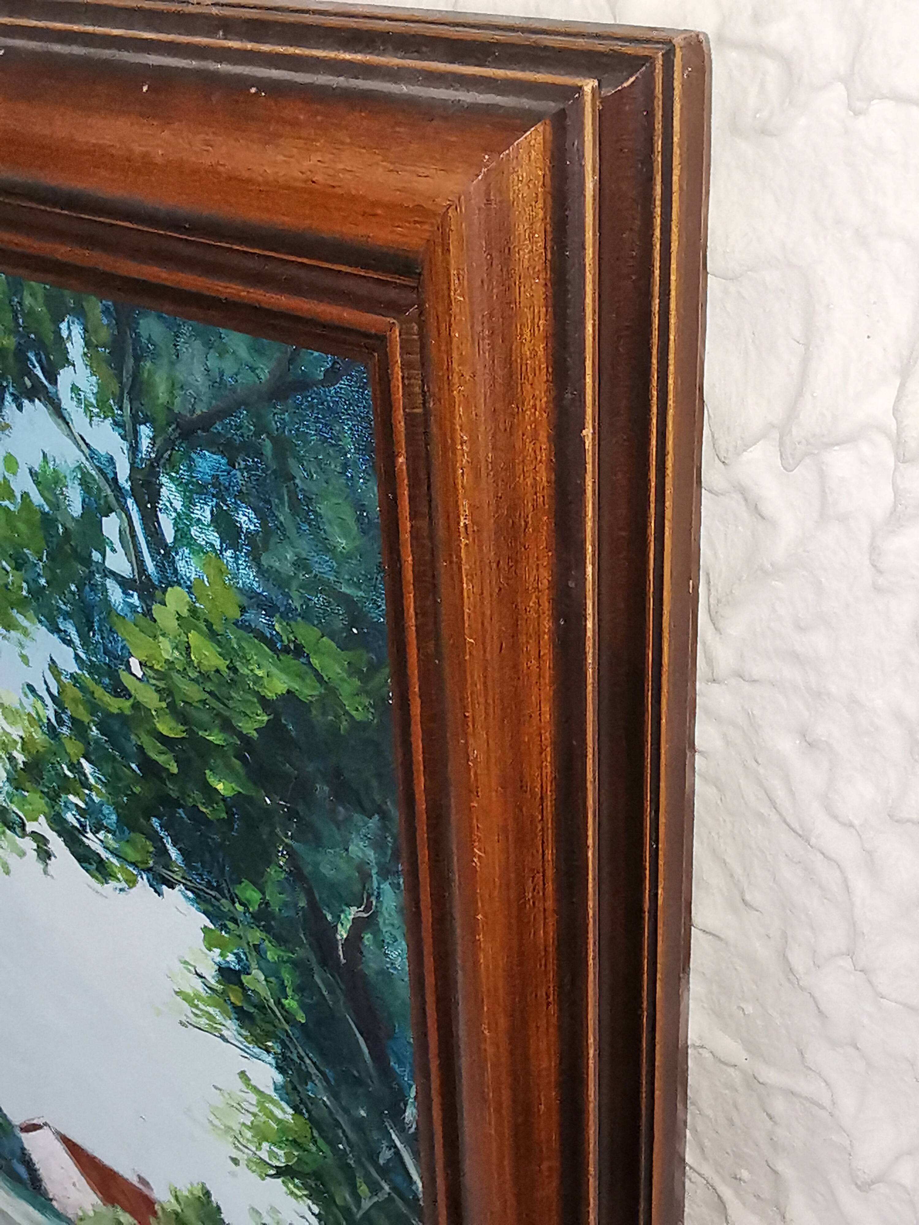 Provençal watercolor signed