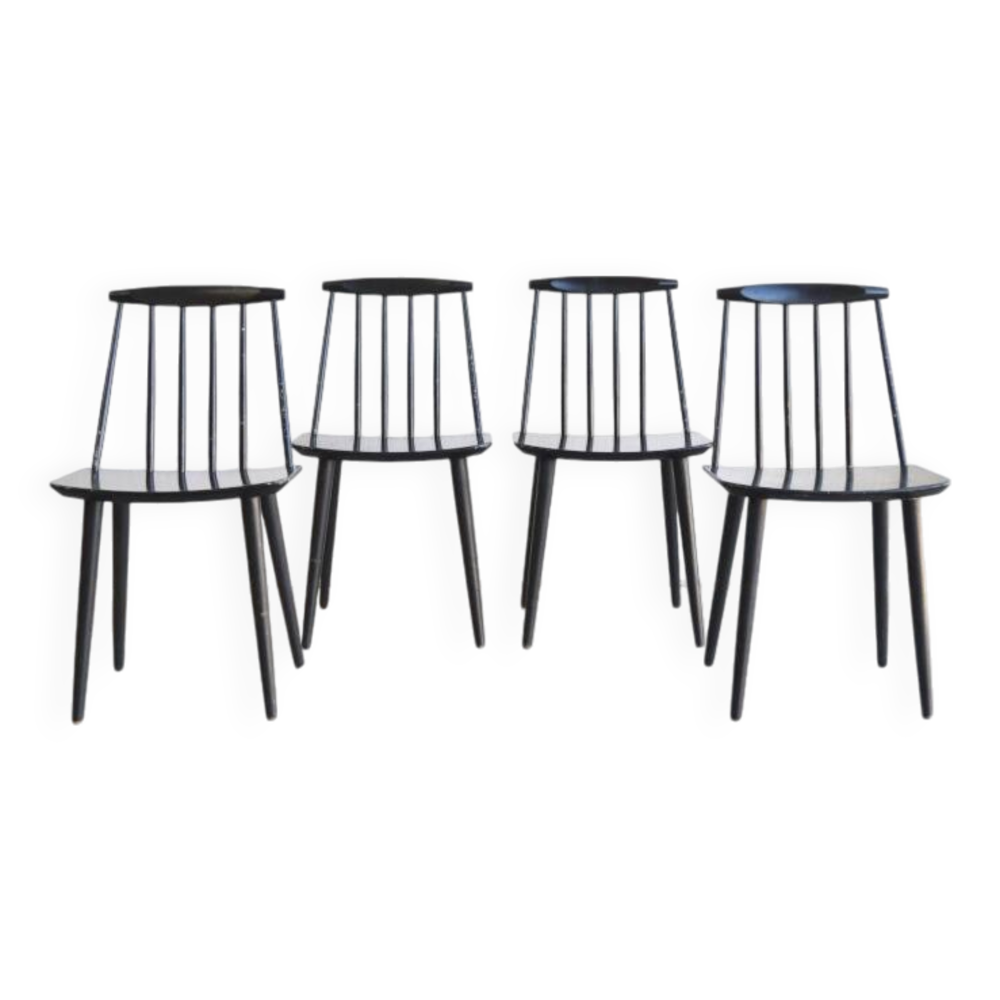 Set of four chairs by Folke Pâlsson, model J77