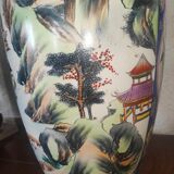 Chinese vase early twentieth century enamelled