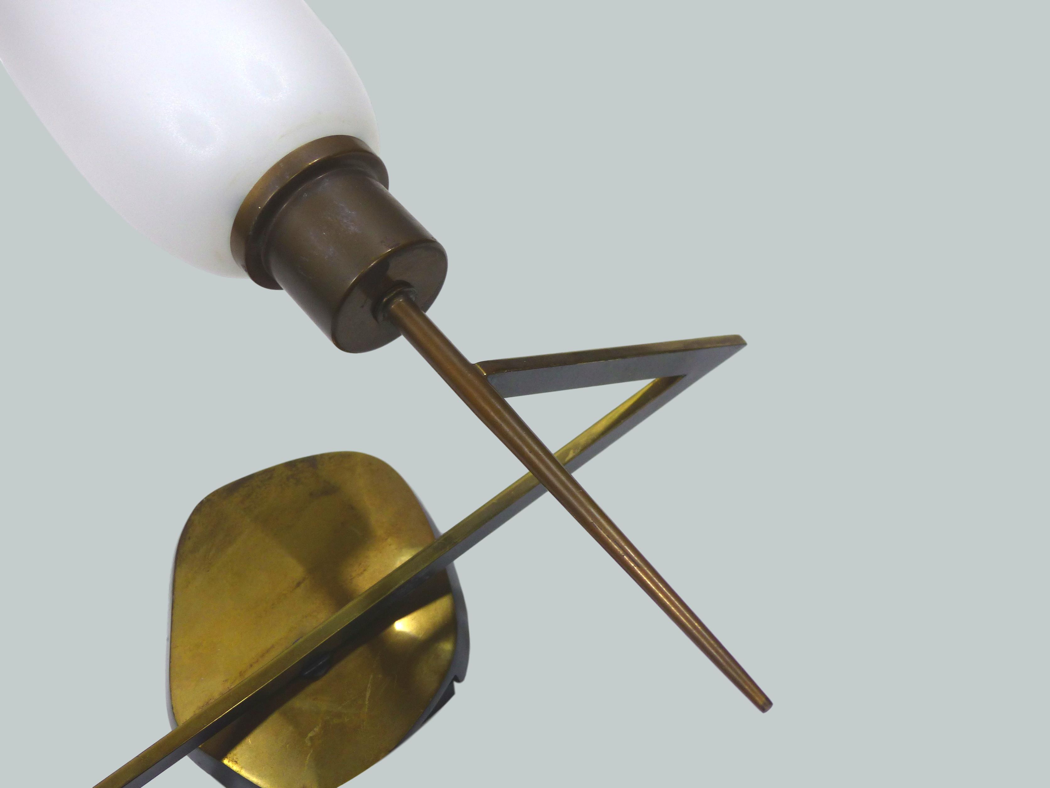 Pair of modernist sconces, 1950