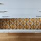 Vintage chest of drawers with spindle legs