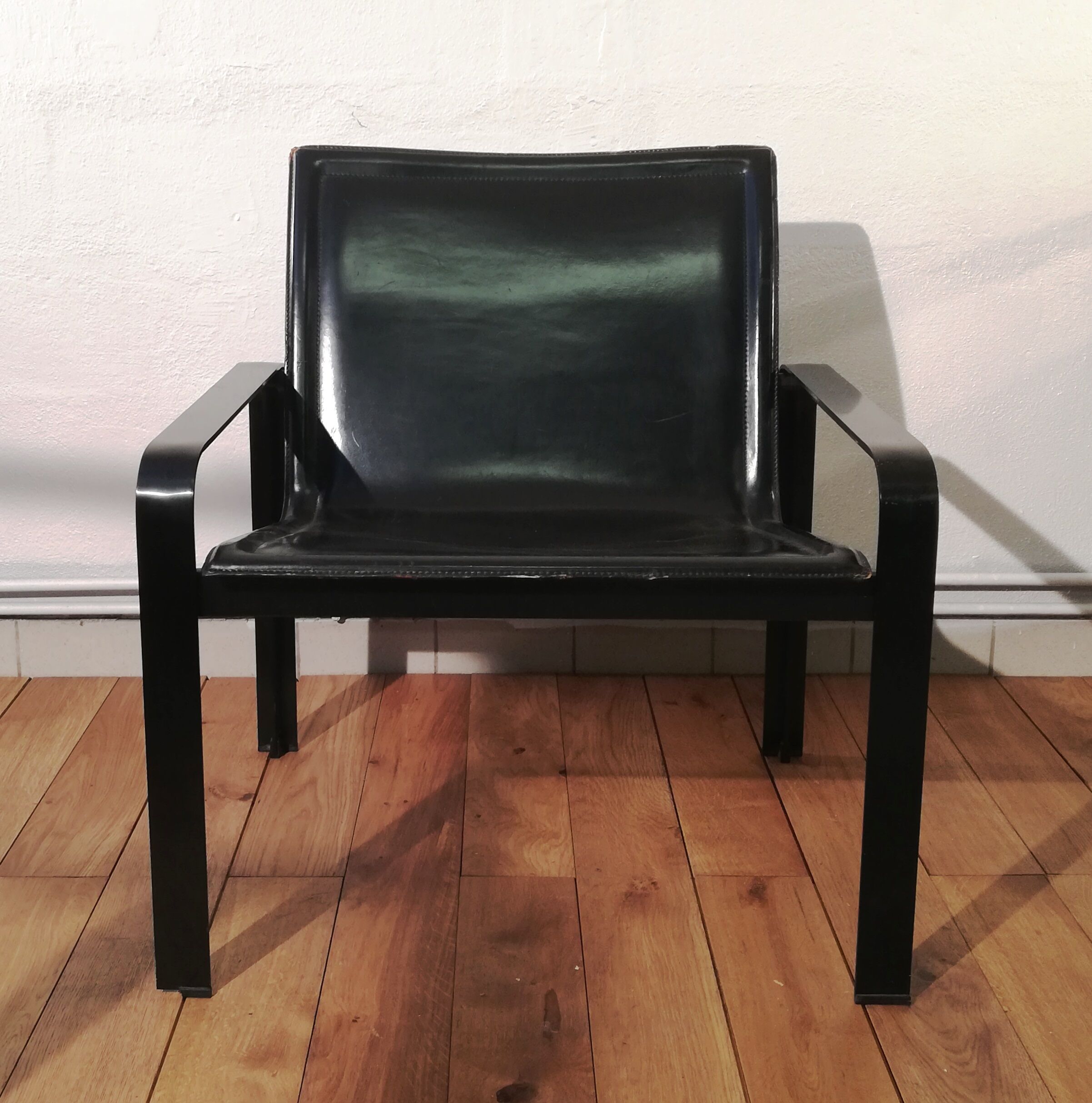 Vintage leather armchair