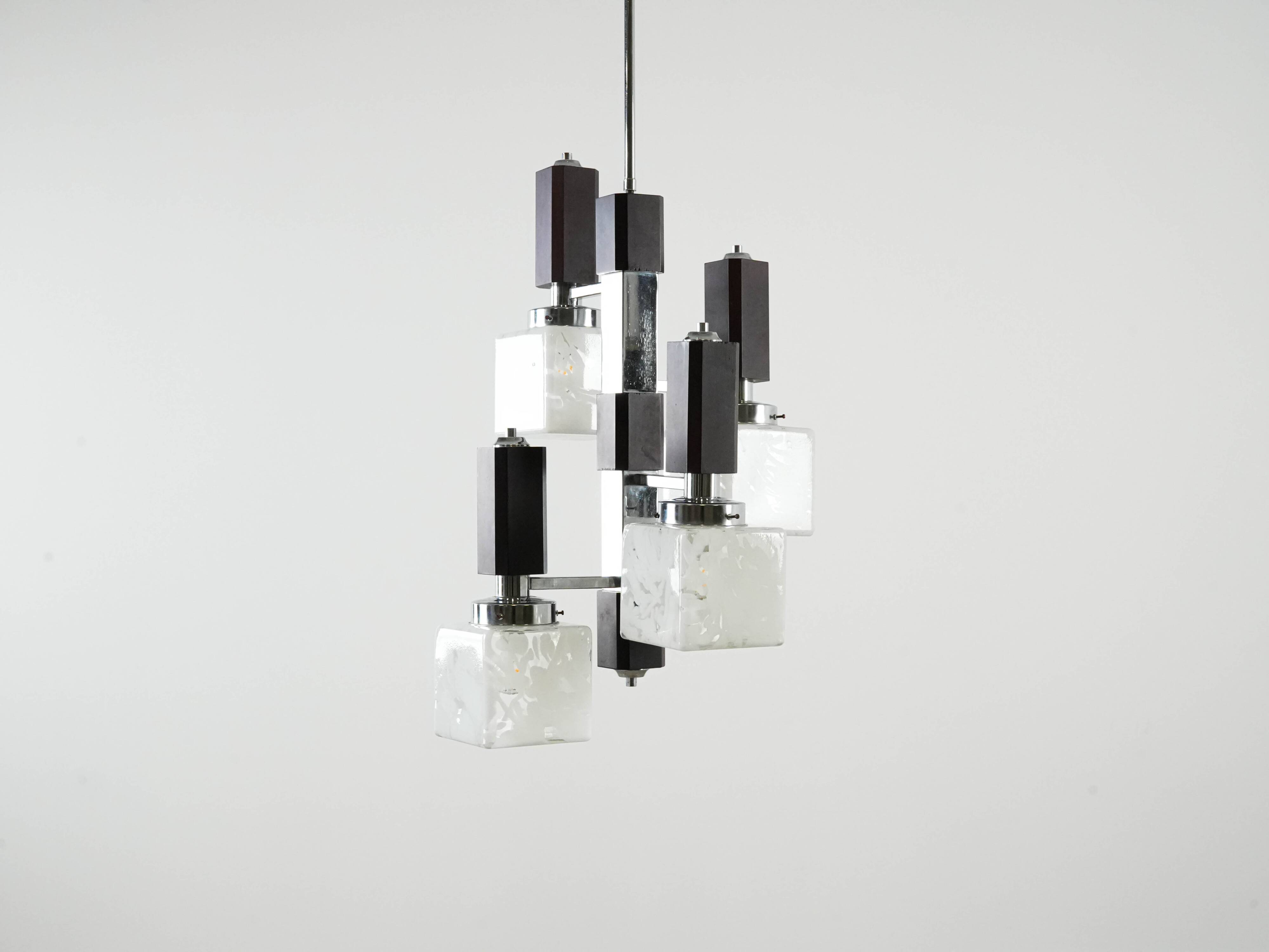 Pendant lamp, Italian design, 1970s, manufactured in Italy