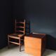 Handcrafted Cubical Side Table, Belgium, 1950s