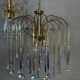 Chandelier en goutte d'eau de style Hollywood Regency – Massif