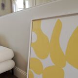 Yellow patterned table