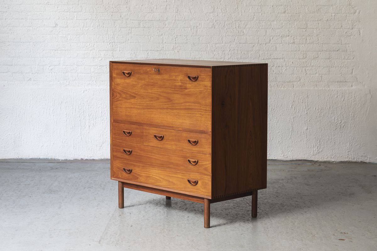Cabinet par Peter Hvidt & Orla Mølgaard Nielsen pour Søbørg mobler, Danemark, années 1950