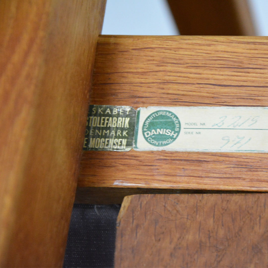 Borge Mogensen model 2219 oak sofa for Fredericia