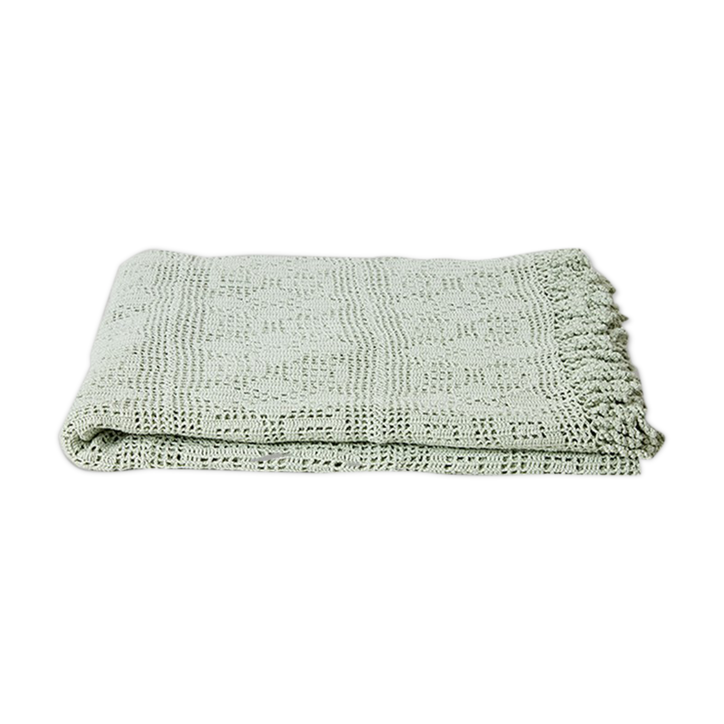 Dessus de lit en crochet - verveine