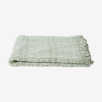 Crocheted bedspread - verbena