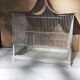 Cage à oiseau en fer et osier