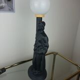 Black ceramic lamp woman floor lamp