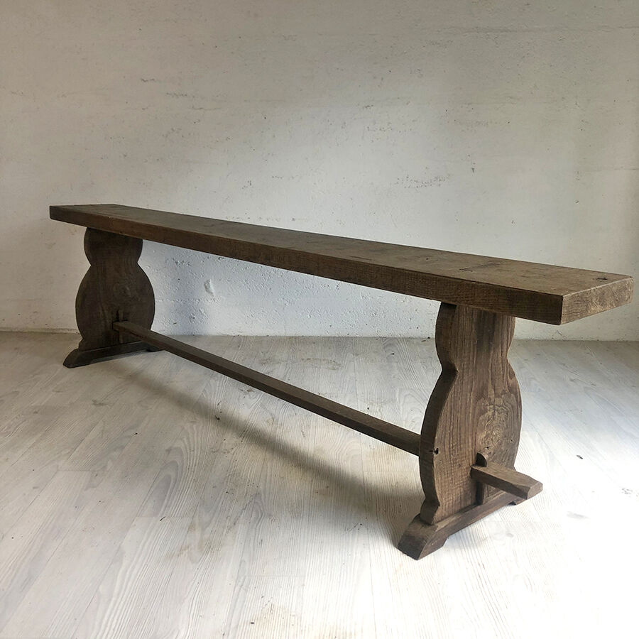Oak farm bench