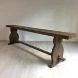 Oak farm bench