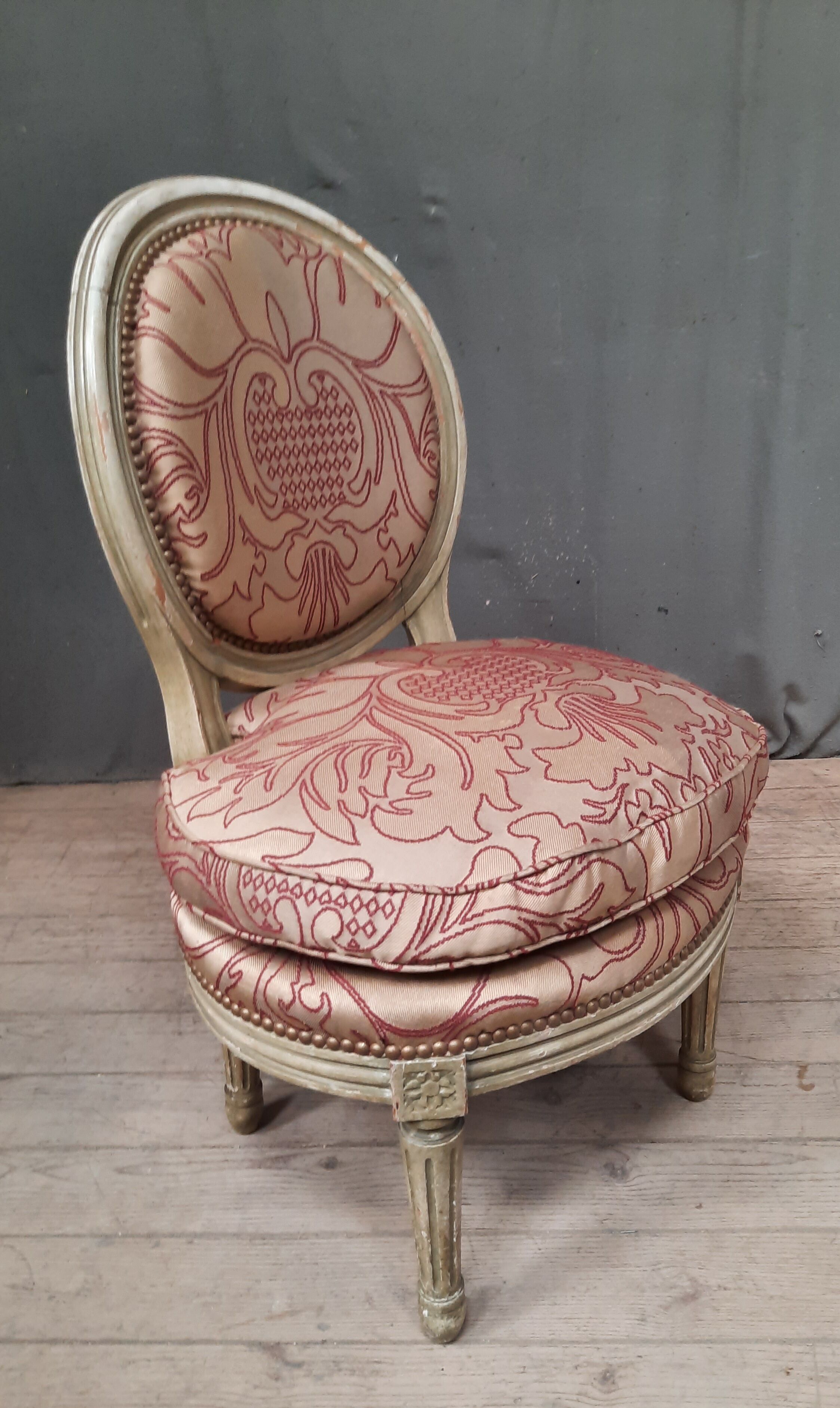 Louis XVI style low chair