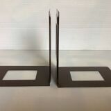 Pair of brown metal bookends Germany