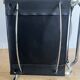 Black leather cantilever armchair Bauhaus design