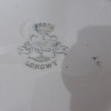 3 assiettes plates de Longwy modèle Aubépine