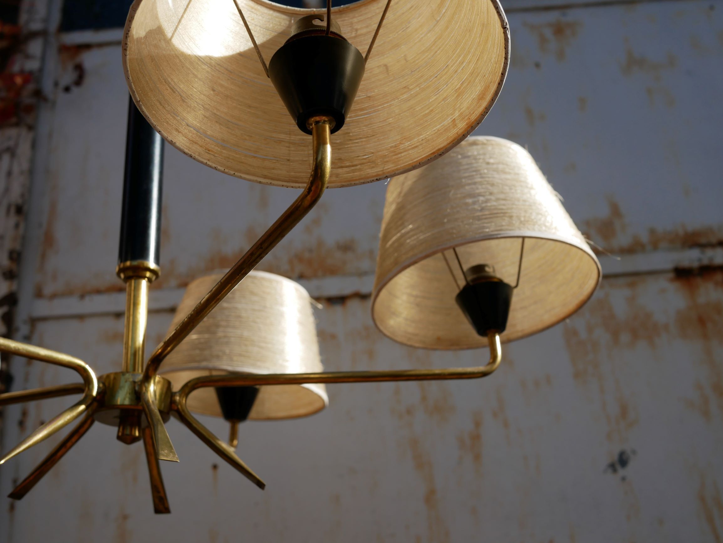 Vintage brass chandelier