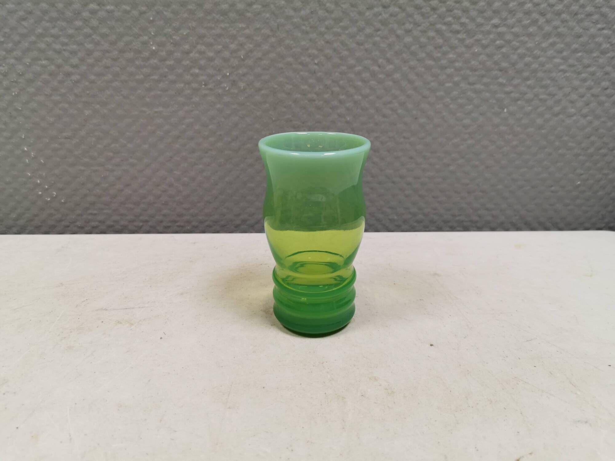 Vase from the 1970s made of soda-lime glass, designed by Lucyna Pijaczewska