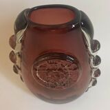 Murano crystal vase height 18.3 cm