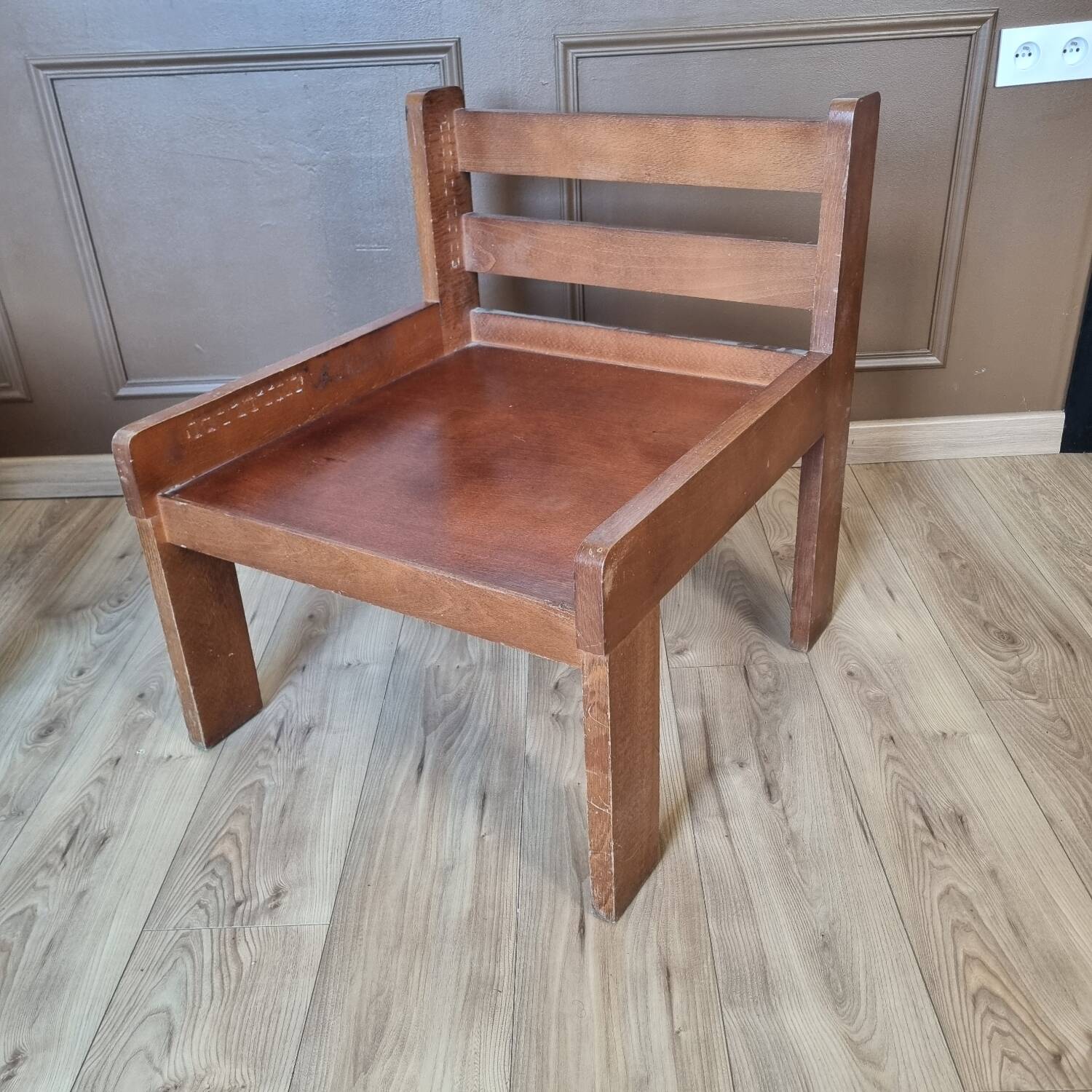 1950s elm armchair