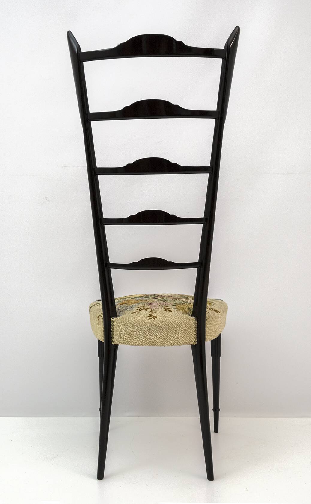 Pair of Chiavari Mid-Century Modern Italian High Back Chair